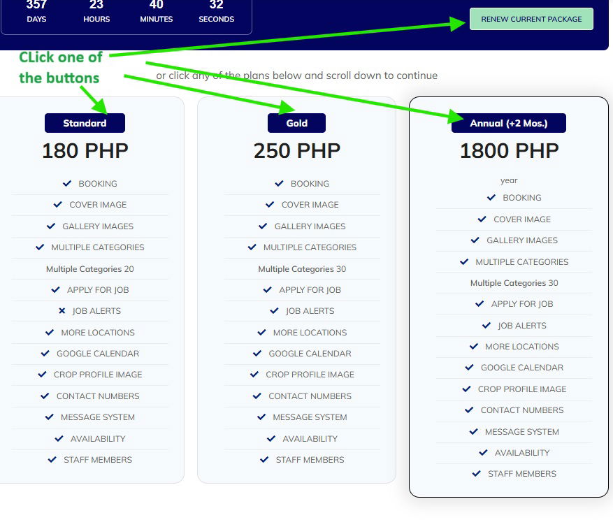 Step 2 click one of the buttons
